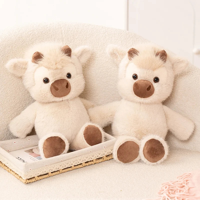 Peluche vache qui court
